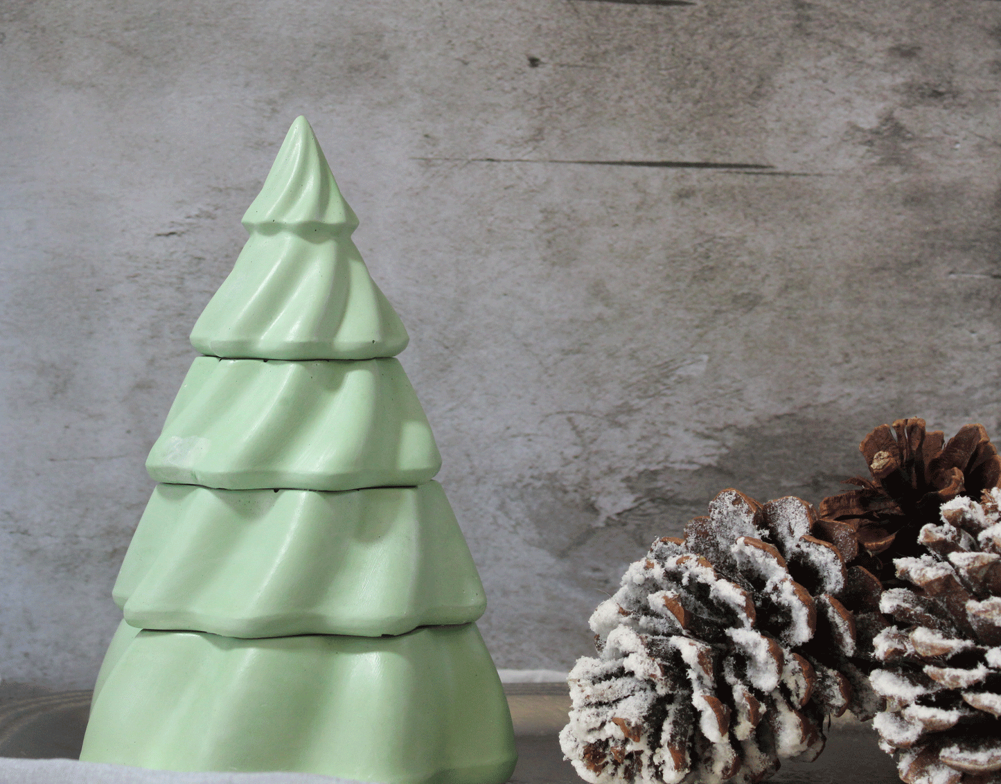 Mystical Holiday Tree Candle