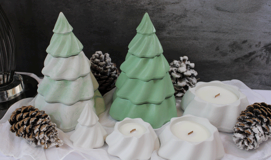 Mystical Holiday Tree handmade Rhode Island in Arctic Night scent