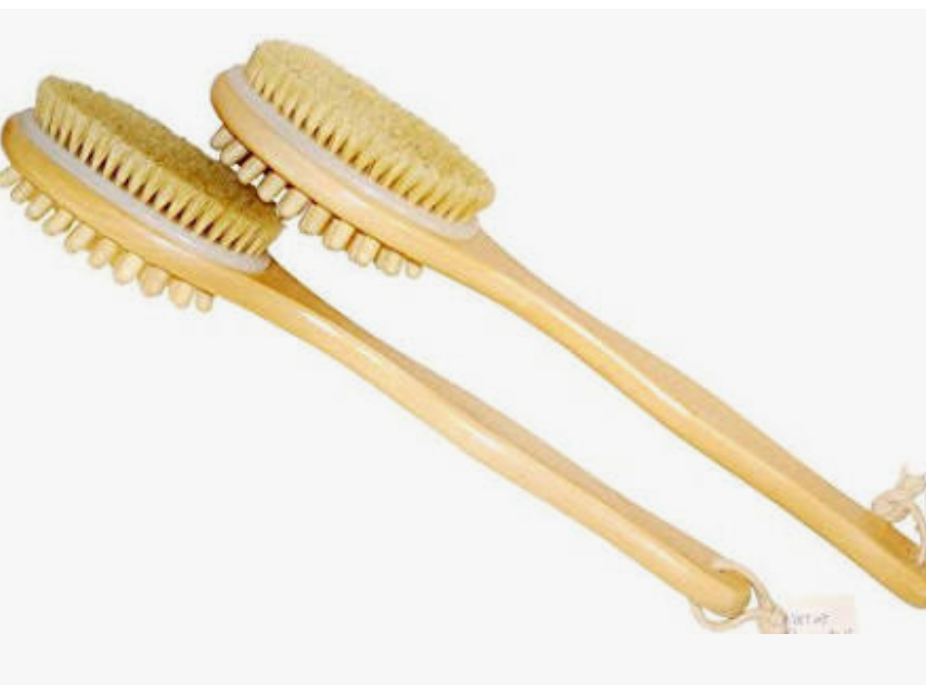 Plant Bristled Massaging Brush - Birch Beauty