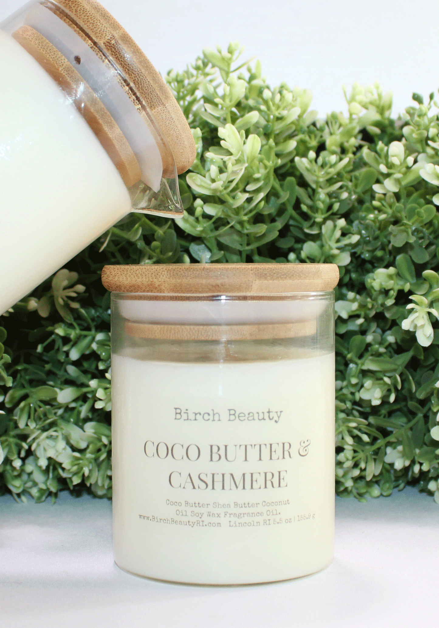 coco butter cashmere lotion candle hand poured in Rhode Island
