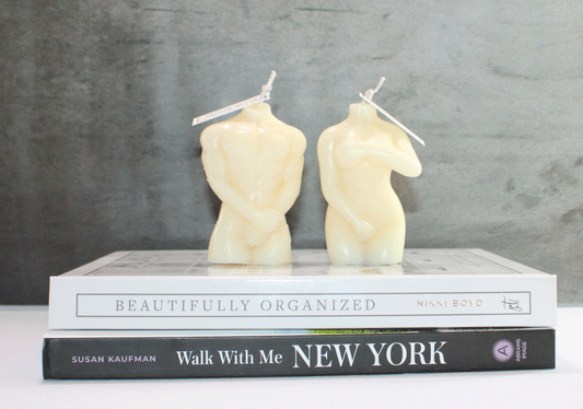 Male  Female  Figure Pillar Candle
