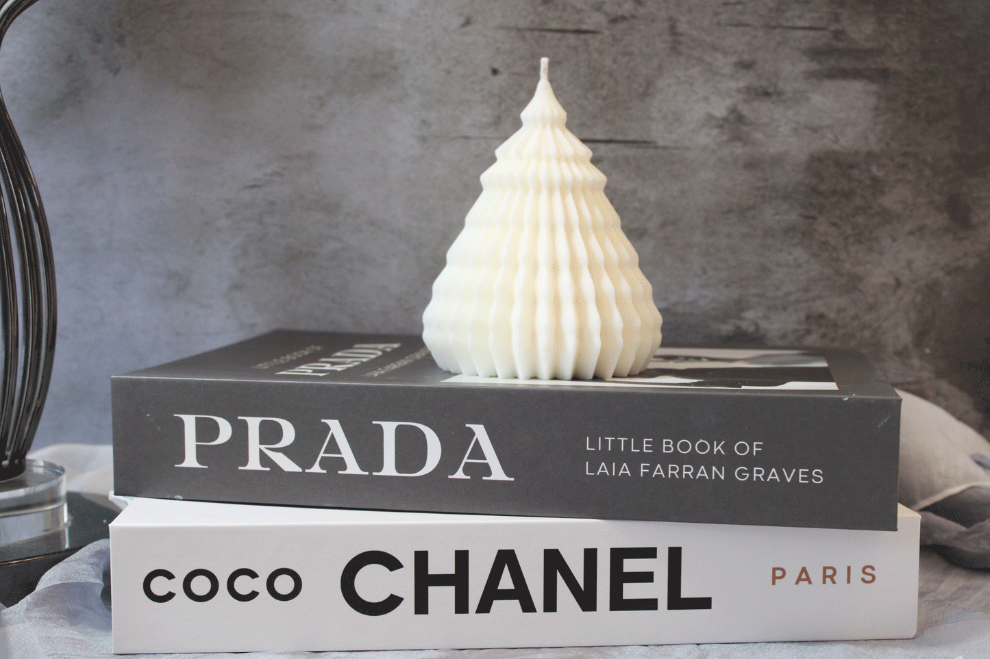 Parasoy Pillar candle handcrafted in Rhode Island