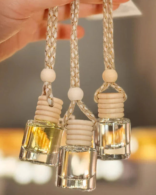 Car air freshener in small bottles, car diffuser