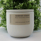 Newbury St Coconut soy was candle handmade in Rhode Island by Birch Beauty