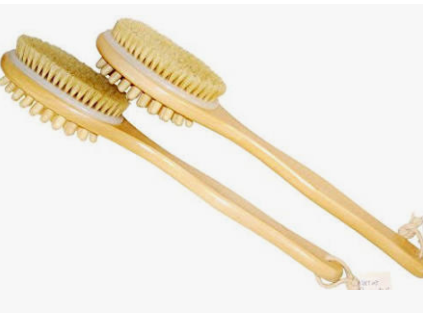 Plant Bristled  Massaging Brush - Birch Beauty 