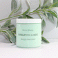 eucalyptus mint whipped sugar scrub handmade in Rhode Island