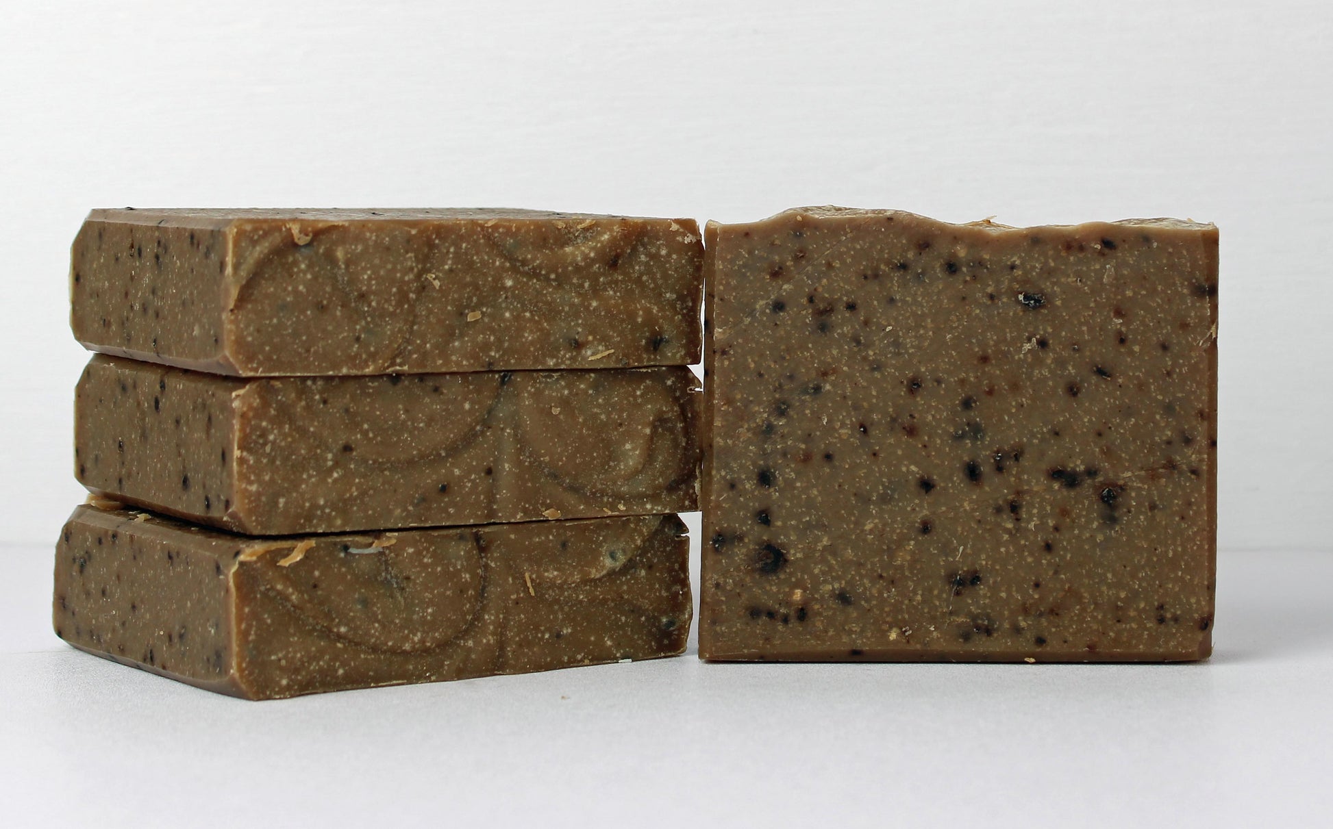 coffee exfoliating Vegan, all-natural artisan specialty soap bar handmade Birch Beauty  Rhode Island.