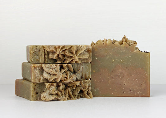 Oakmoss  Sandalwood vegan all-natural artisan specialty soap bar handmade Birch Beauty Rhode Island.