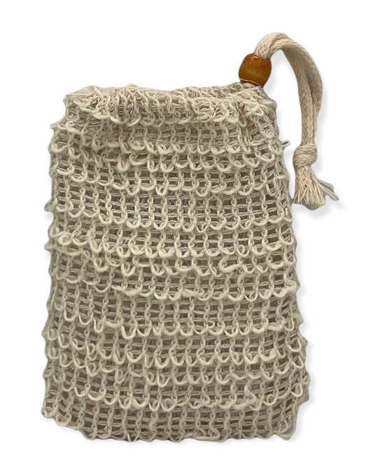 sisal soap pouch  birch beauty Rhode Island